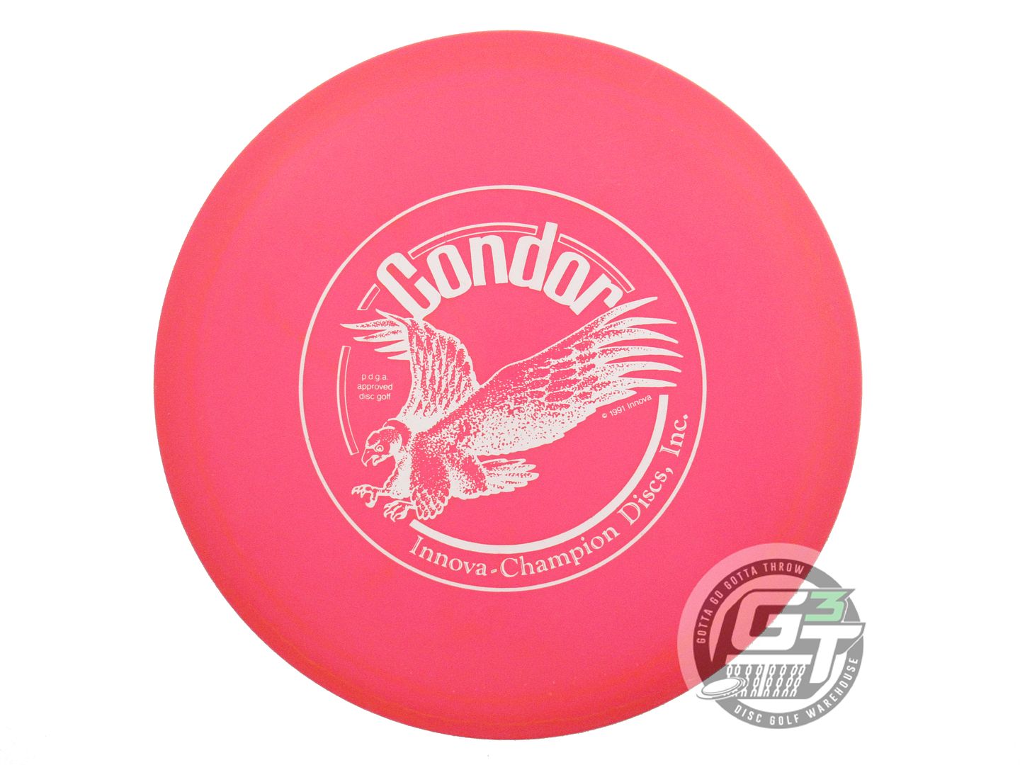 USED Innova DX Condor 188g Pink White Stamp Midrange Golf Disc