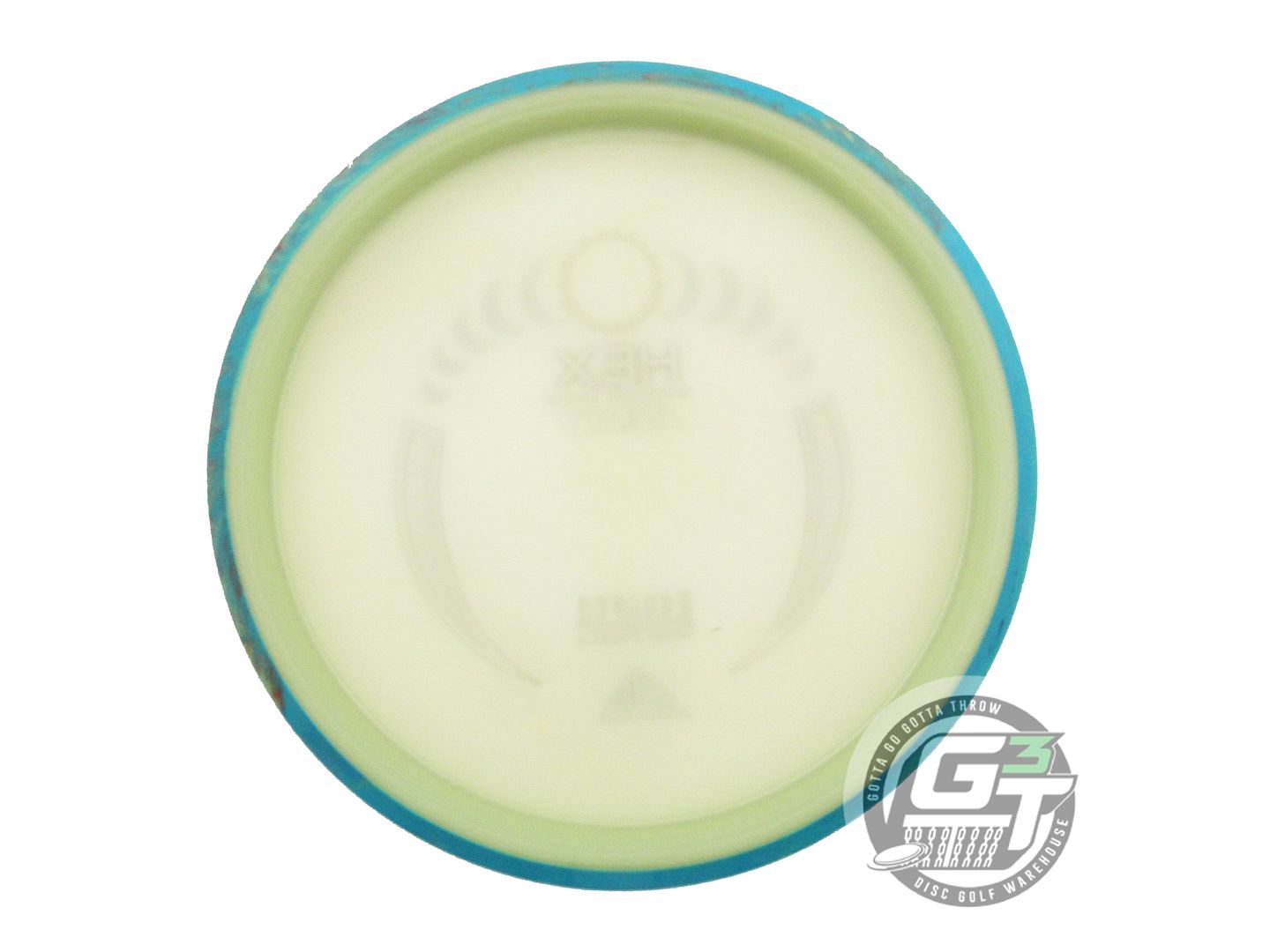 USED Axiom Discs Eclipse Proton Hex 177g Teal Rim Midrange Golf Disc
