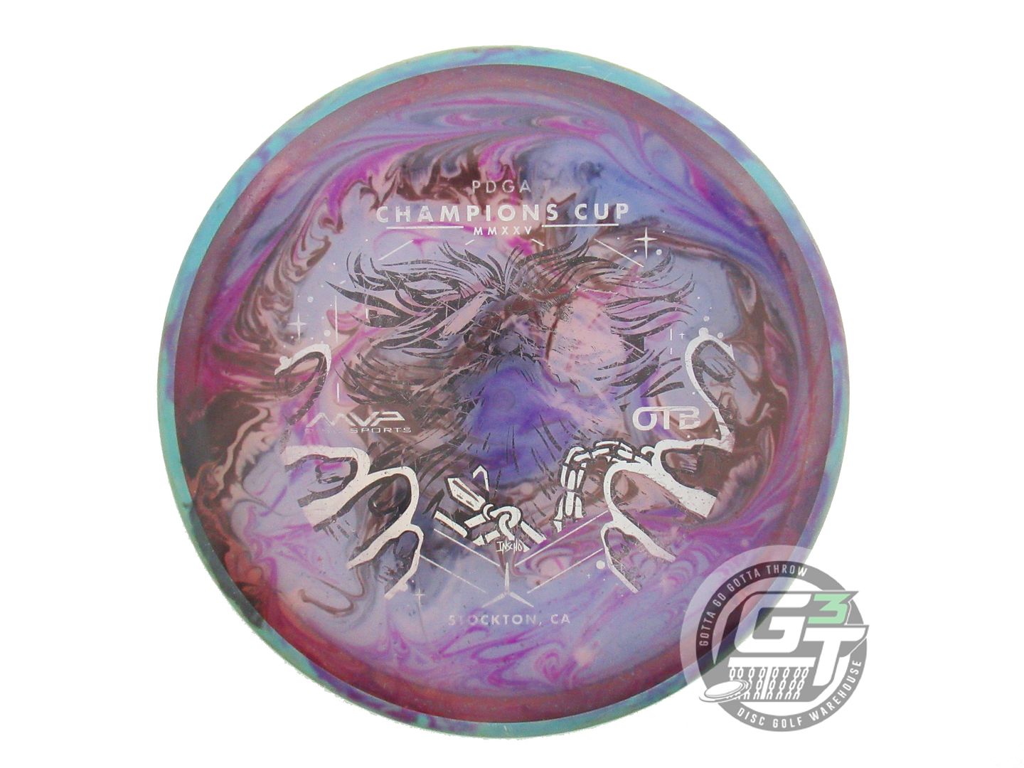 USED Axiom Discs [CHAMPIONS] Particle Glow Proton Hex 177g HOME DYE Golf Disc