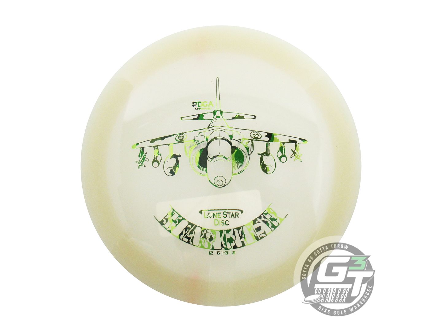 Lone Star Artist Series Glow Alpha Harrier Distance Driver Golf Disc (Individually Listed)