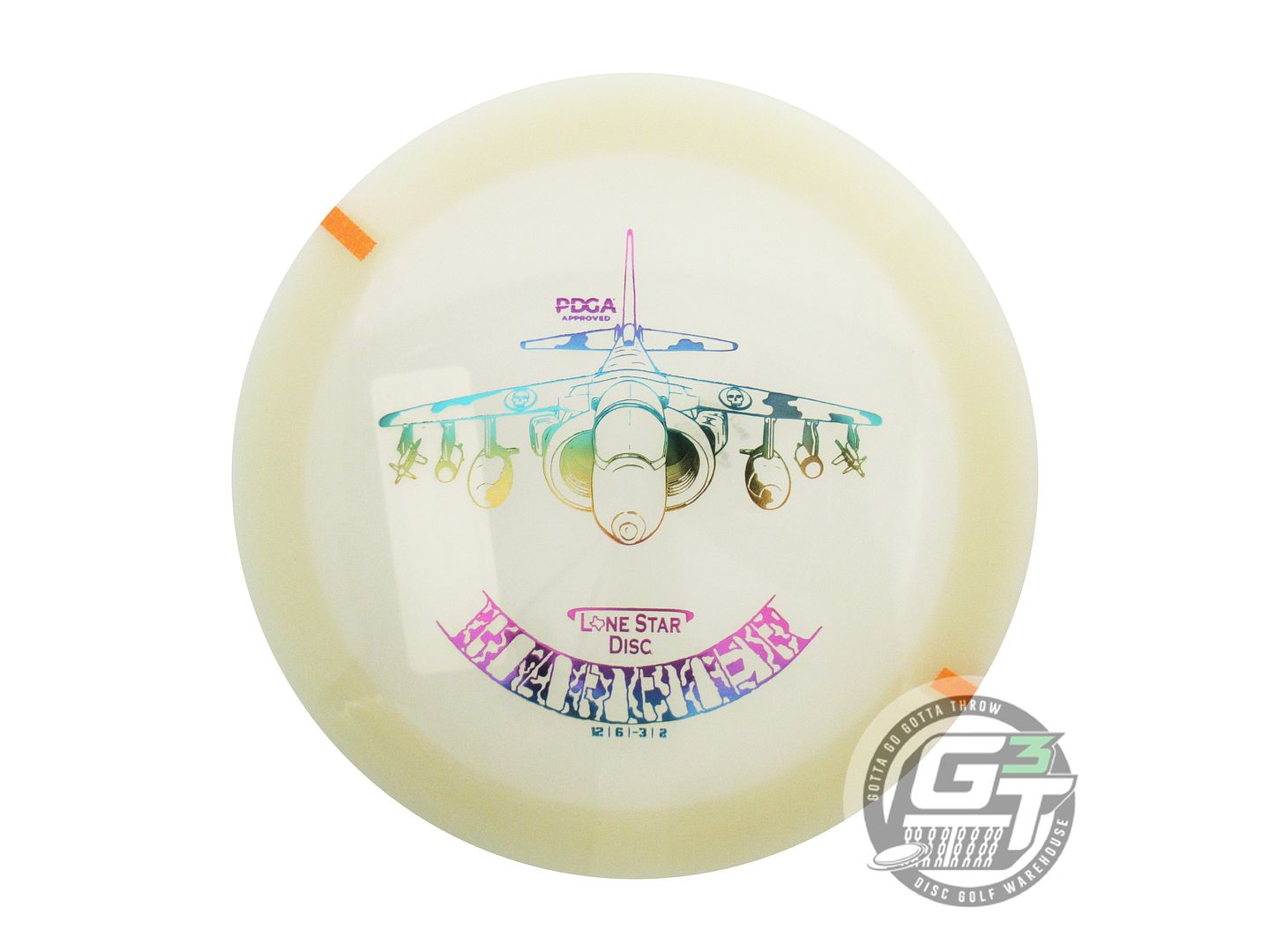 Lone Star Artist Series Glow Bravo Harrier Distance Driver Golf Disc (Individually Listed)