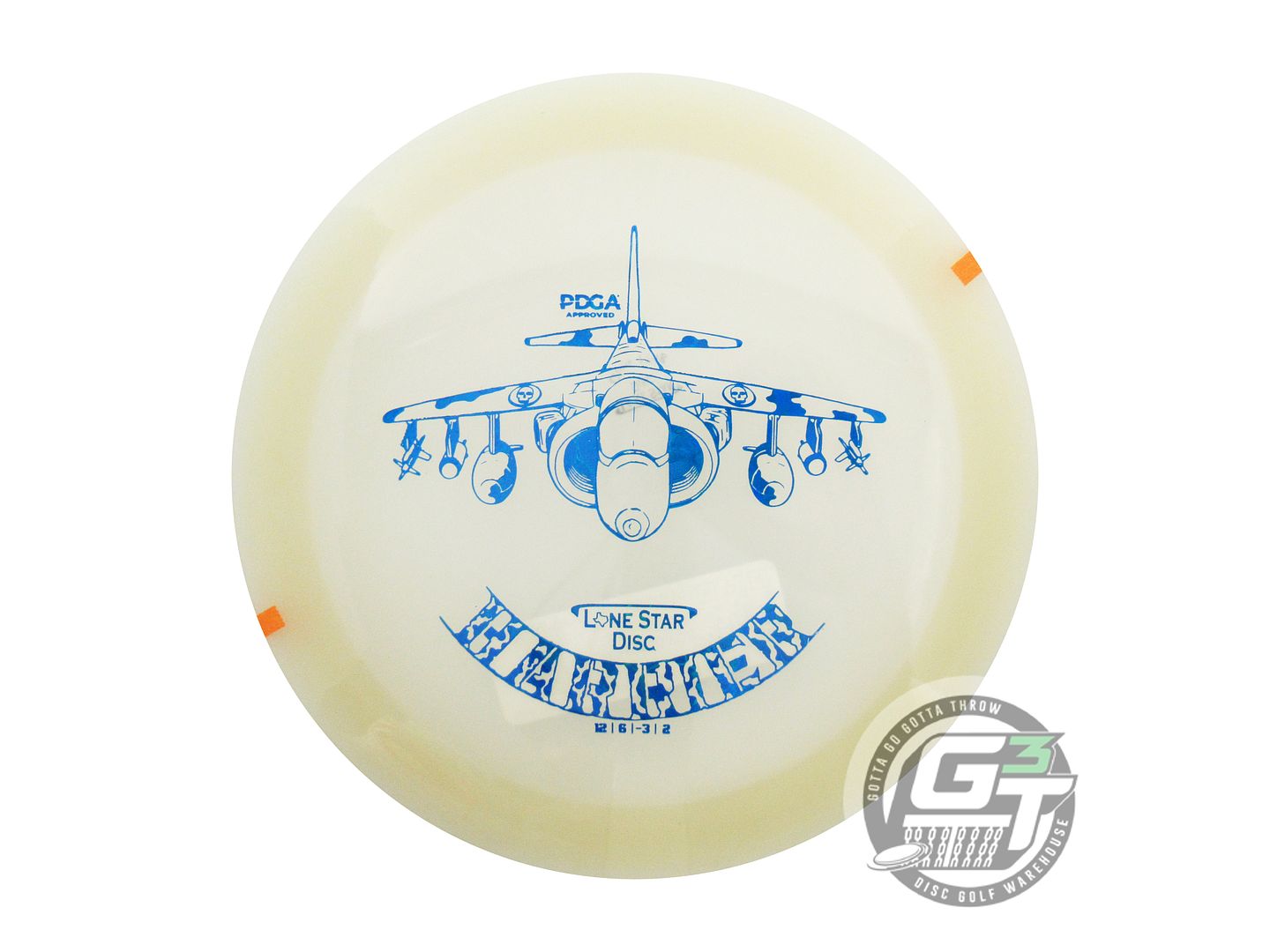 Lone Star Artist Series Glow Bravo Harrier Distance Driver Golf Disc (Individually Listed)