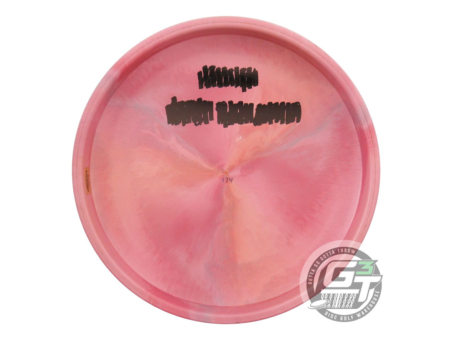 USED Discraft [ACE RACE] ESP Prototype 174g Pink-Peach Putter Golf Disc