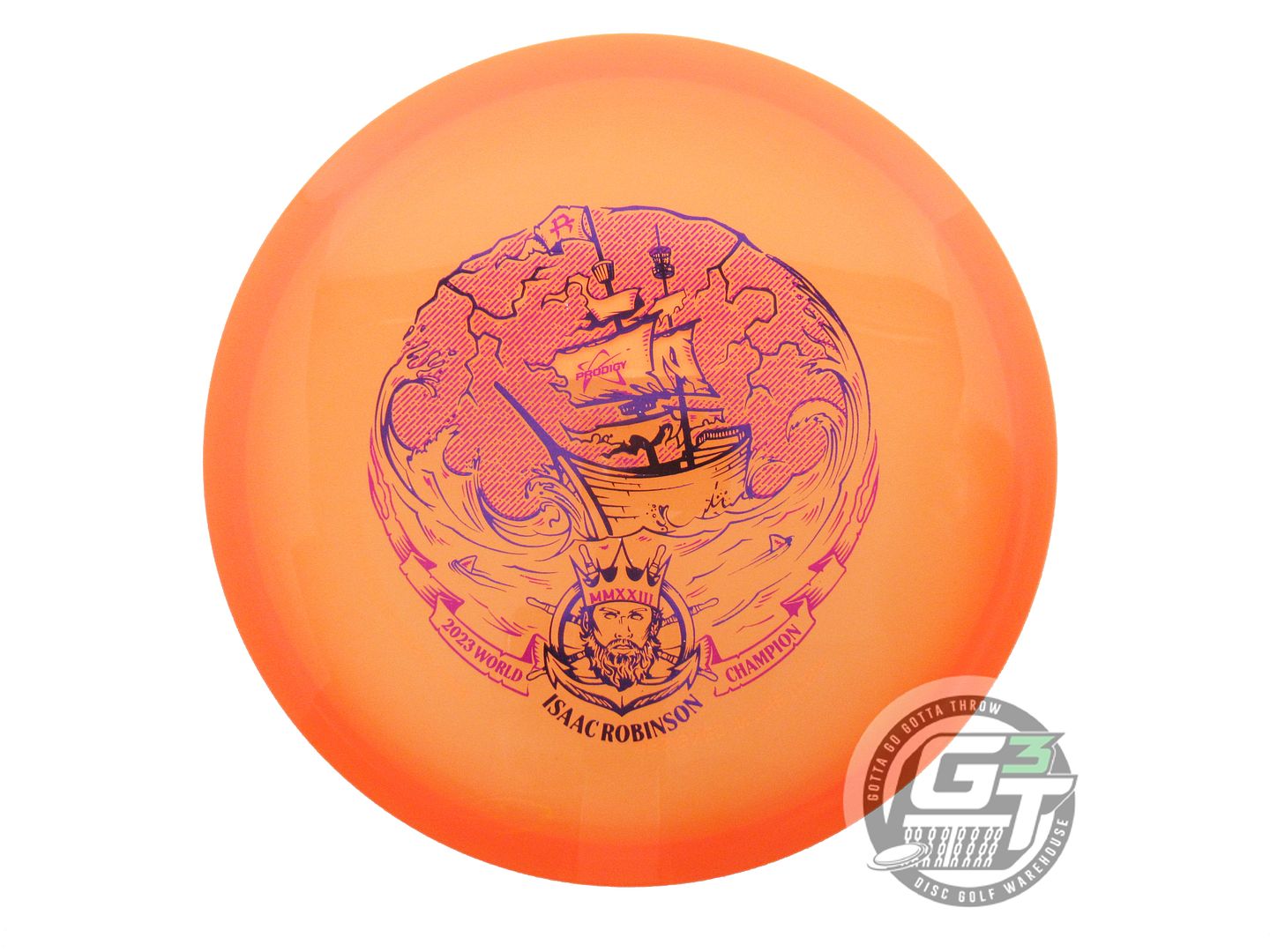 Prodigy Limited Edition Isaac Robinson 2023 PDGA World Champion Smuggler's Pursuit Stamp 400 Series Archive Midrange Golf Disc (Individually Listed)