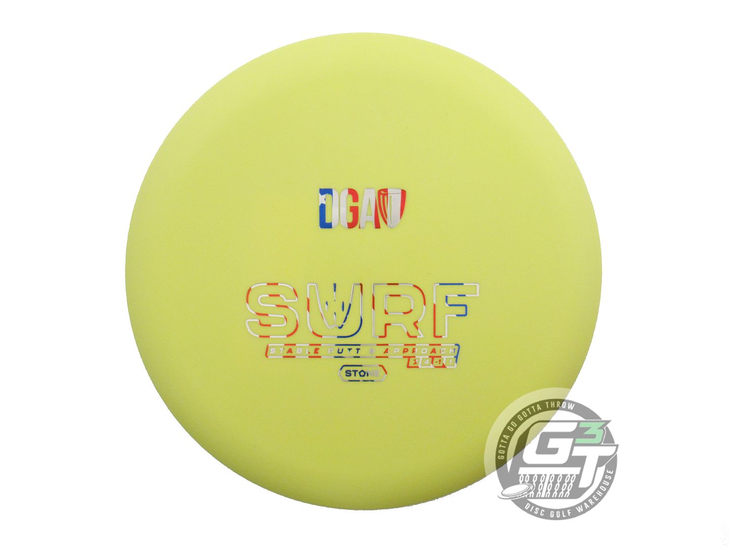 DGA D-Line Stone Surf Putter Golf Disc (Individually Listed)