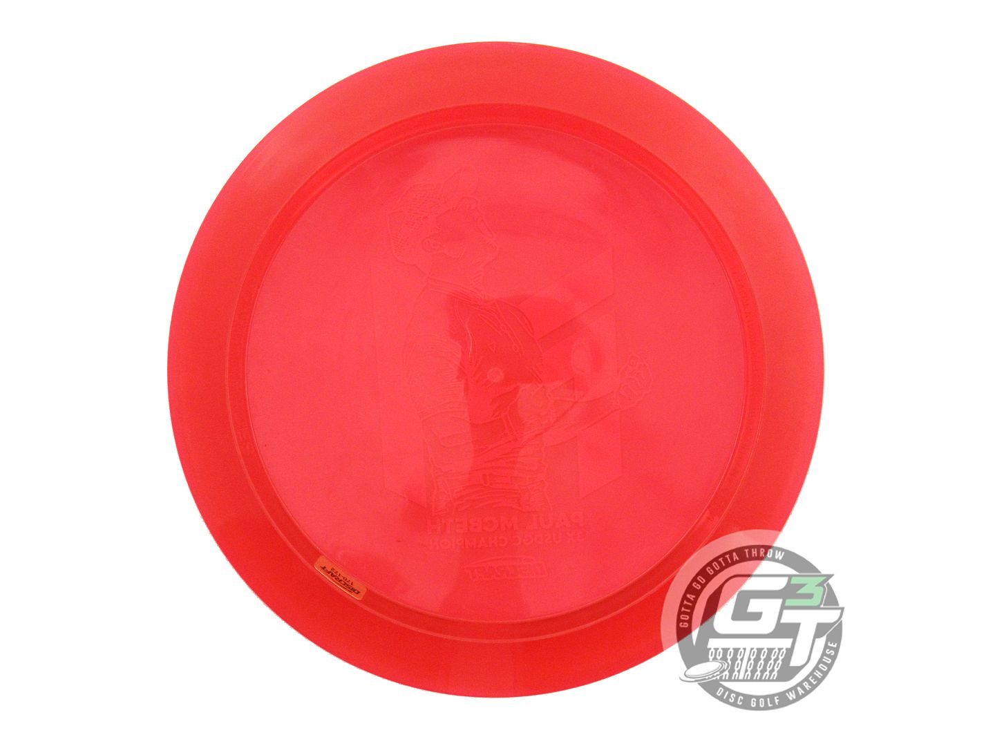 USED Discraft [McBETH] CryZtal Hades 172g Red Pink Stamp Driver Golf Disc