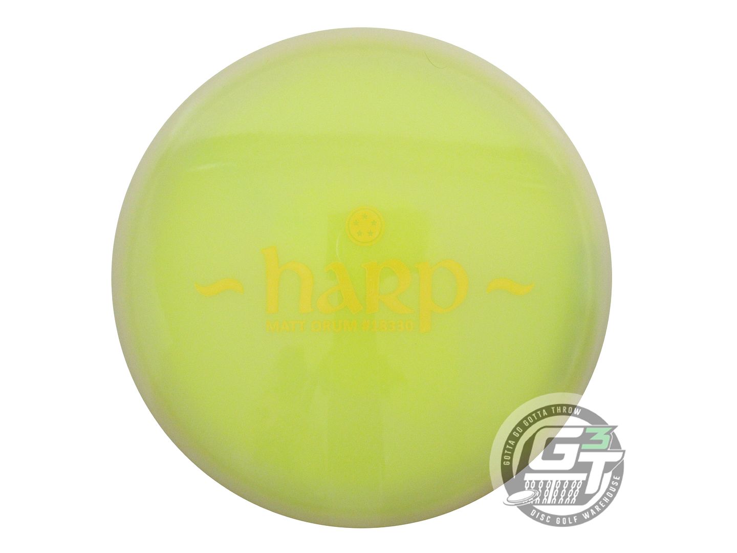 USED Westside Discs [ORUM] Moonshine Orbit Harp 176g Yellow Putter Golf Disc