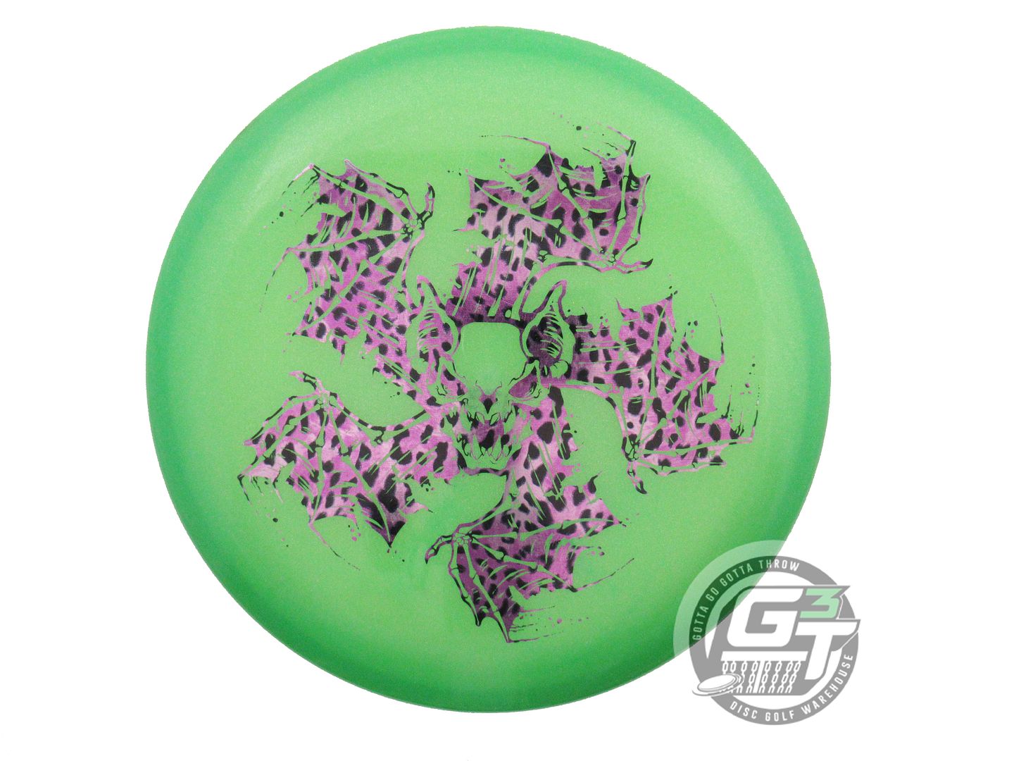 USED Innova NIGHT TERROR Moondust Champion Aviar 173g Green Putter Golf Disc