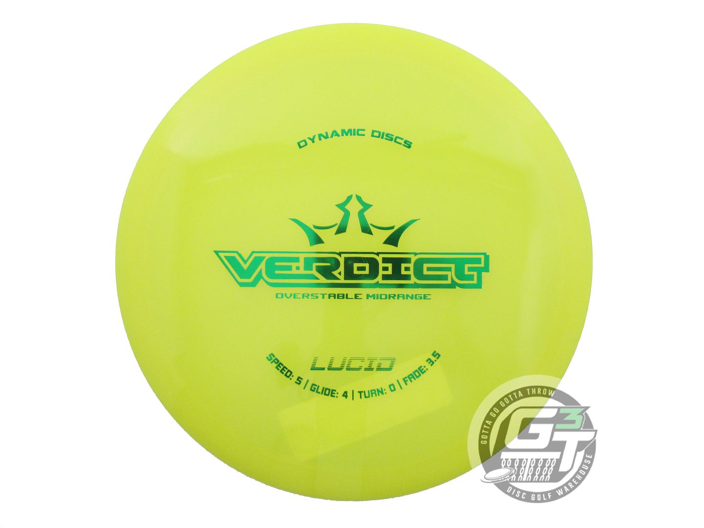 Dynamic Discs Lucid Verdict Midrange Golf Disc (Individually Listed)
