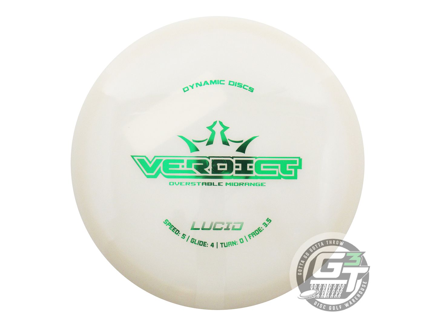Dynamic Discs Lucid Verdict Midrange Golf Disc (Individually Listed)