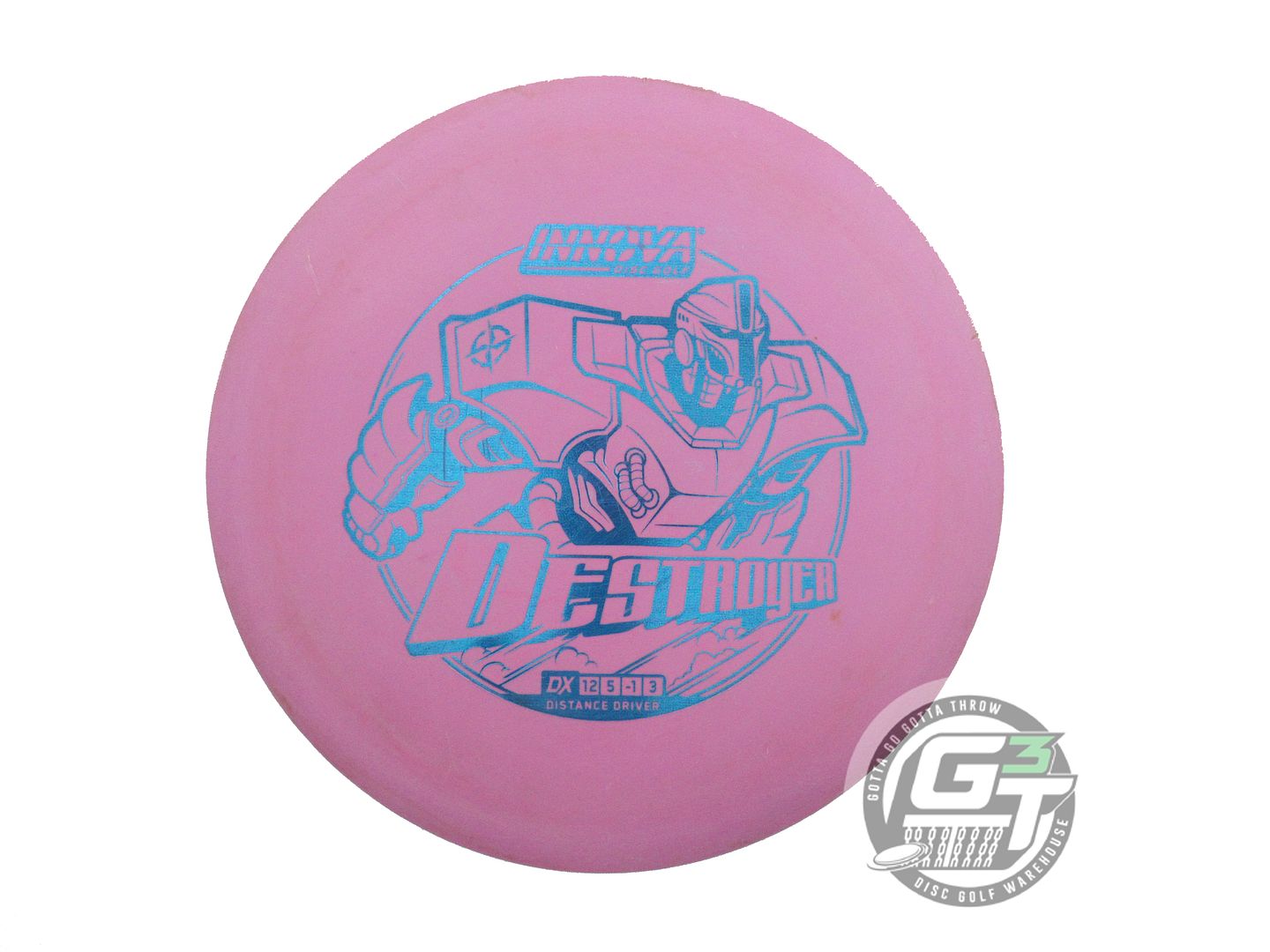 USED Innova DX Destroyer 172g Lilac Blue Foil Distance Driver Golf Disc