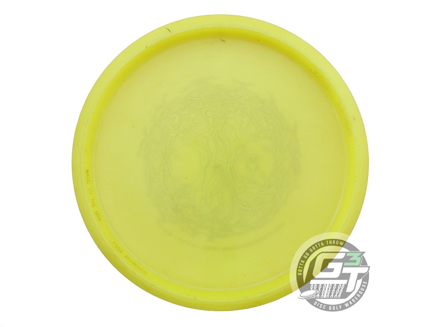 USED Discraft Z Buzzz 179g Yellow Gold Heart Foil Midrange Golf Disc