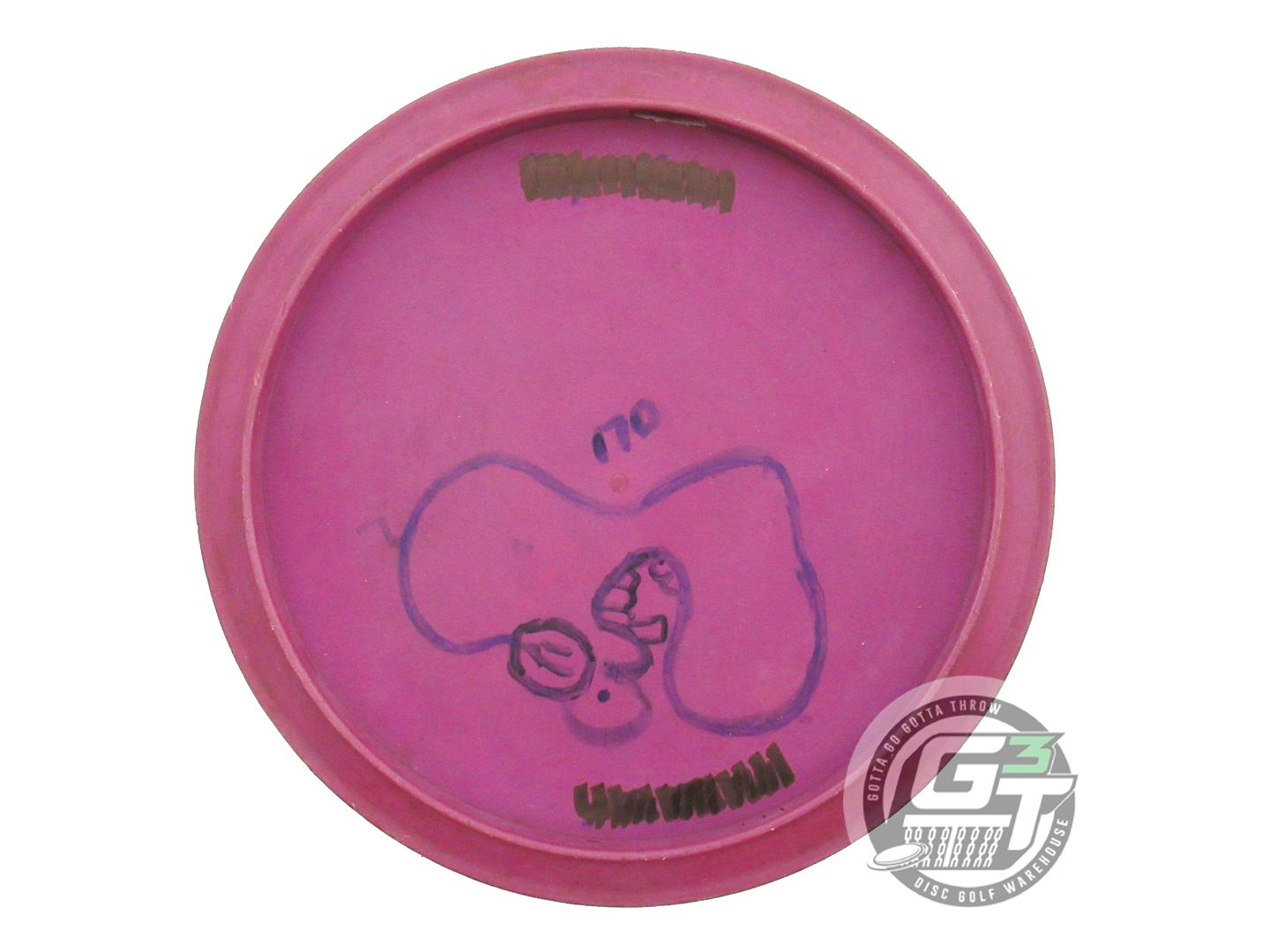 USED Discraft X Cyclone 170g Purple White Stamp Fairway Driver Golf Disc