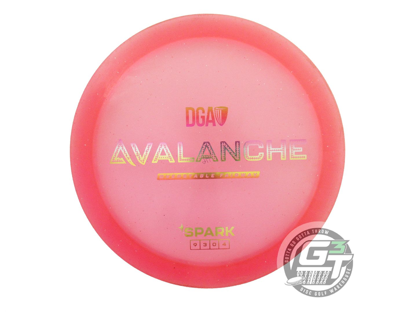 USED DGA Spark Avalanche 176g Pink Sunset Foil Fairway Driver Golf Disc
