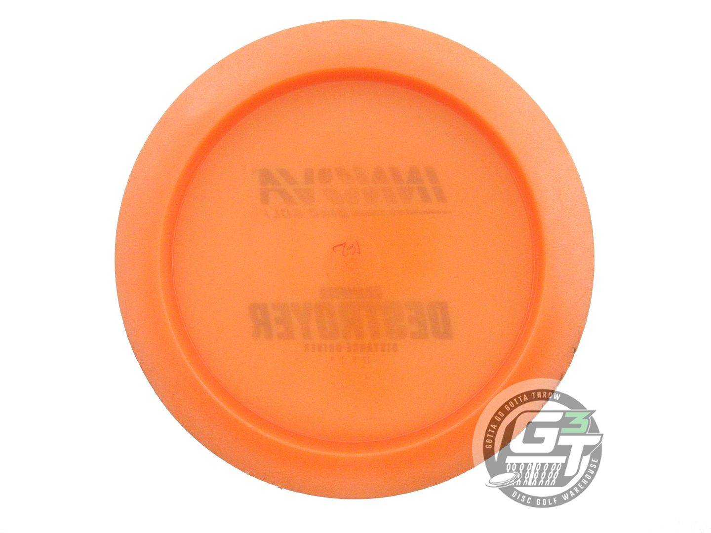 USED Innova Champion Destroyer 162g Orange Teal Shatter Foil Driver Disc