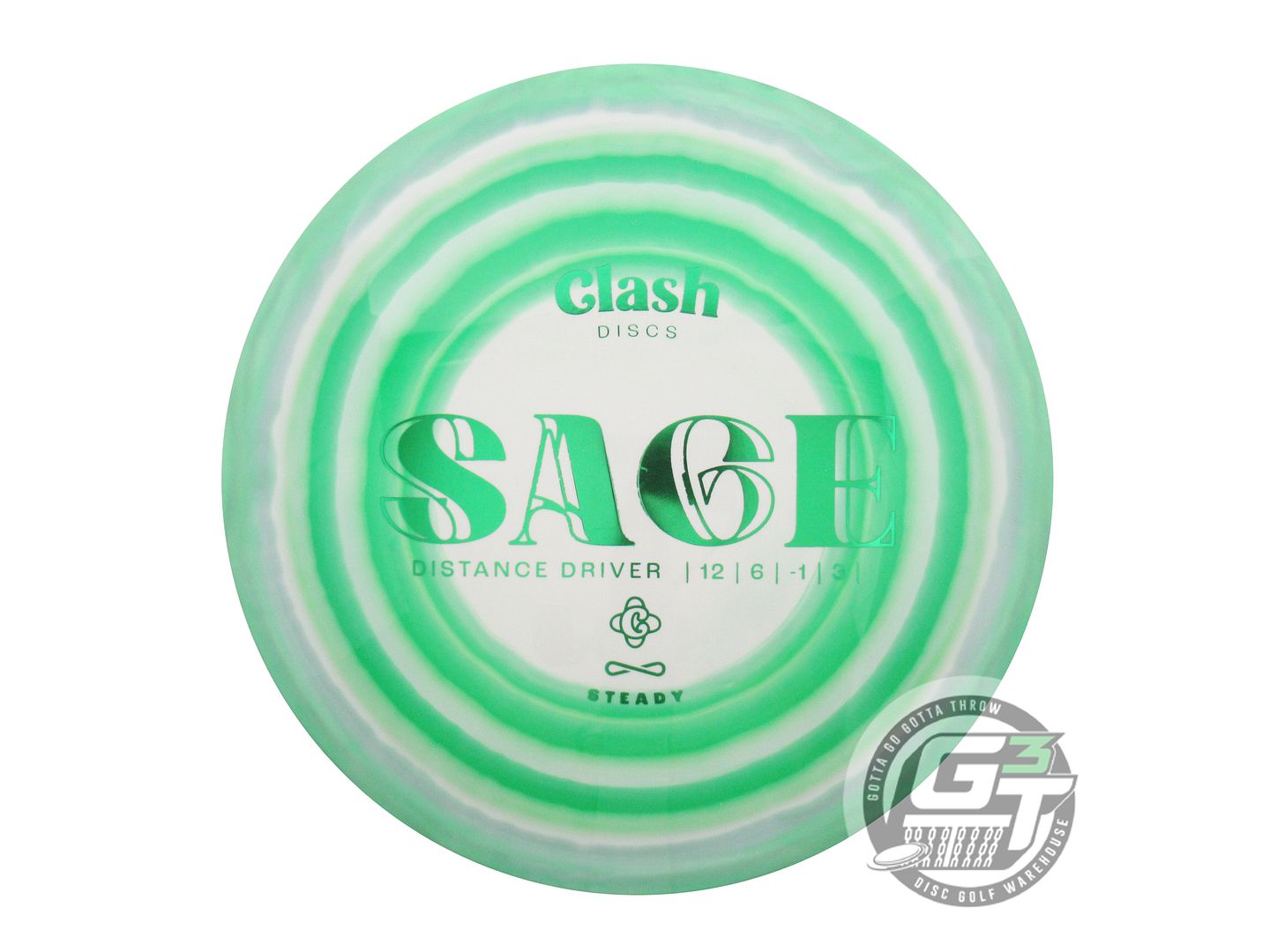 Clash Steady Ring Sage Distance Driver Golf Disc (Individually Listed)