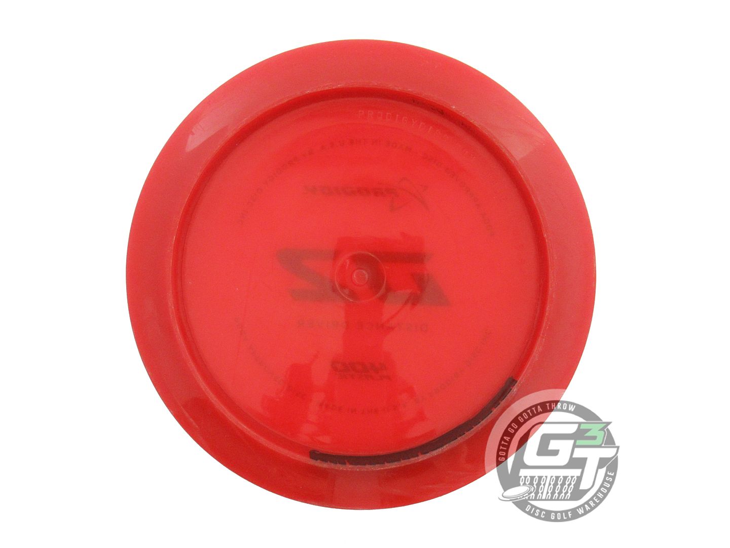 USED Prodigy Discs 400 D2 174g Red Gray Stamp Distance Driver Golf Disc