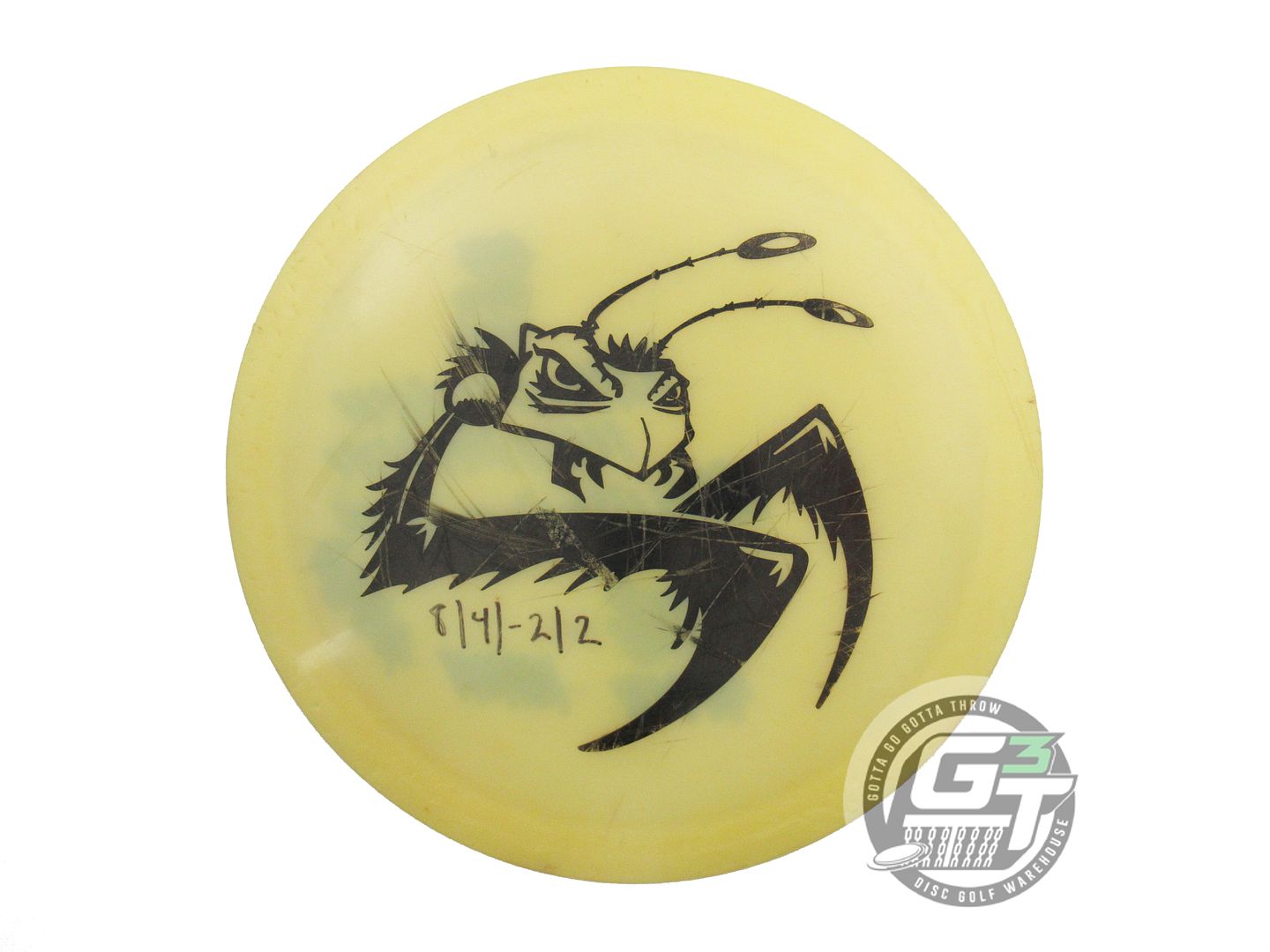 USED Discraft Big Z Mantis 177g Yellow Black Stamp PFN Fairway Driver Golf Disc