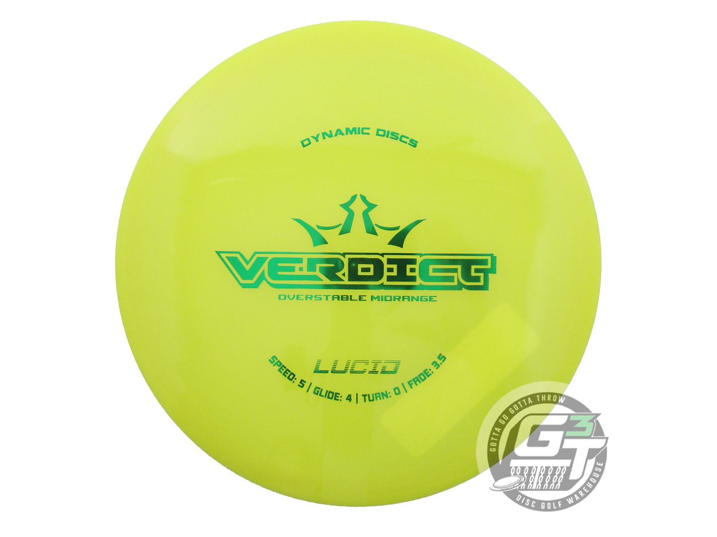 Dynamic Discs Lucid Verdict Midrange Golf Disc (Individually Listed)