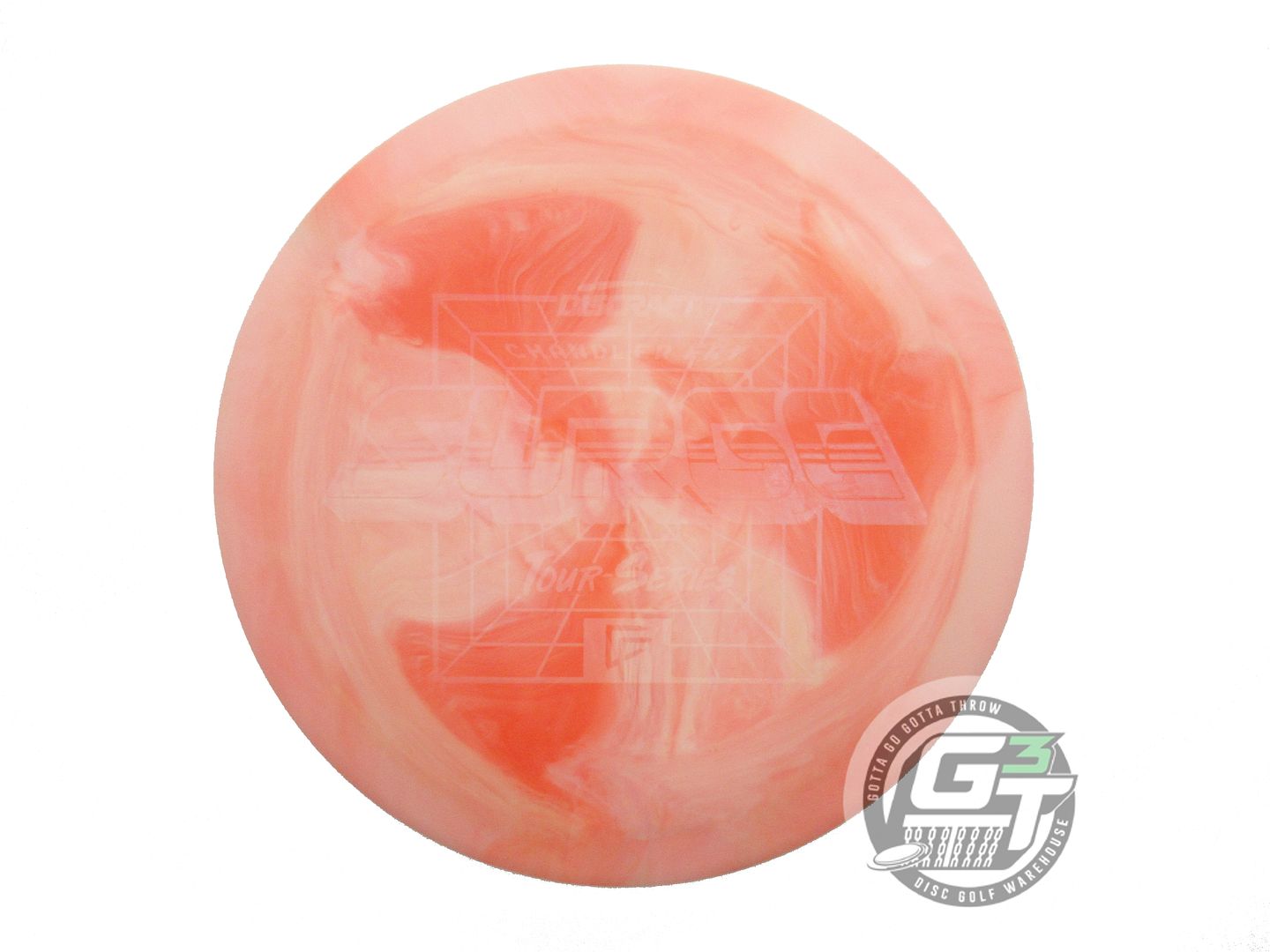 USED Discraft [FRY] Swirl ESP Surge 177g Orange-Peach Distance Driver Golf Disc