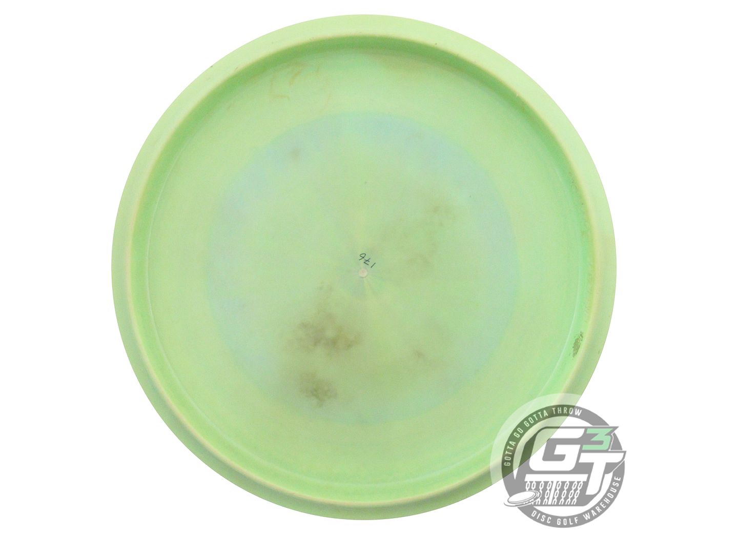 USED Discraft ESP Buzzz OS 176g Lime Pink Flower Foil Midrange Golf Disc