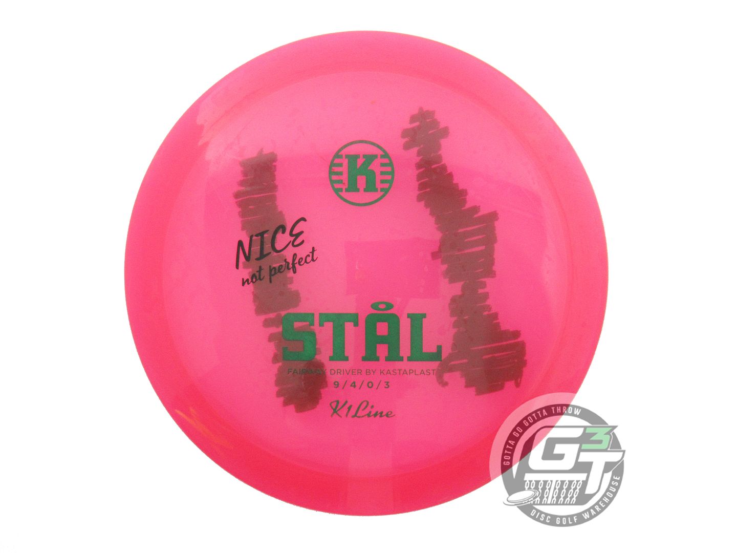 USED Kastaplast X-OUT K1 Stal 173g Pink Fairway Driver Golf Disc