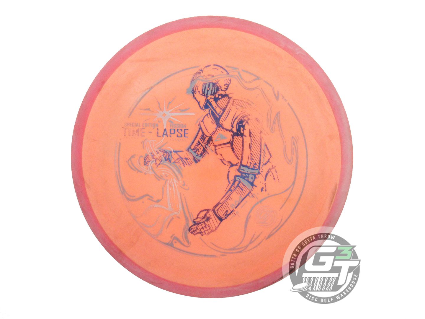 USED Axiom Discs [LIZOTTE] SE Fission Time Lapse 161g Peach Pink Rim Driver Disc