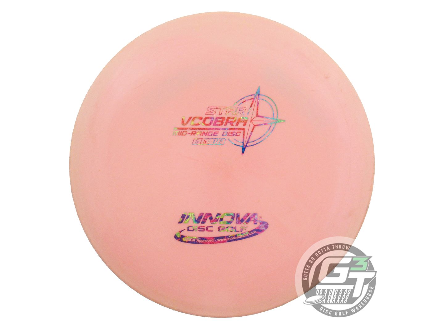 USED Innova Star VCobra 170g Pink Fireworks Foil Midrange Golf Disc