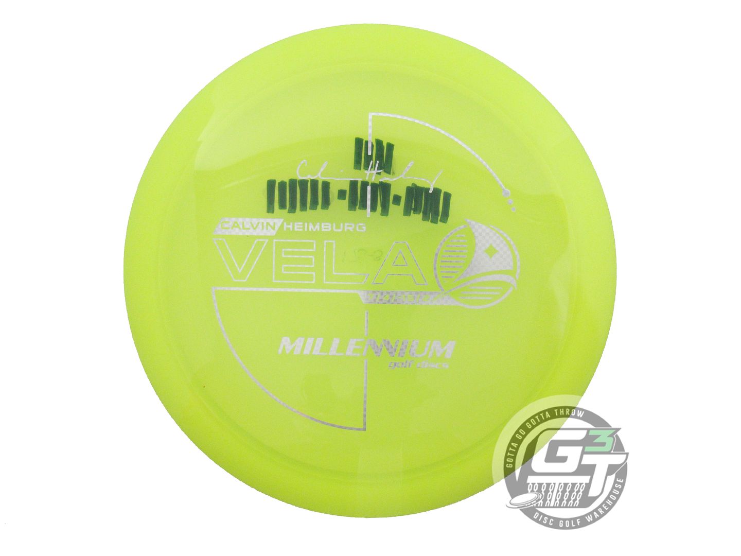 USED Millennium [HEIMBURG] Quantum Vela 173g Yellow Silver Foil Driver Disc