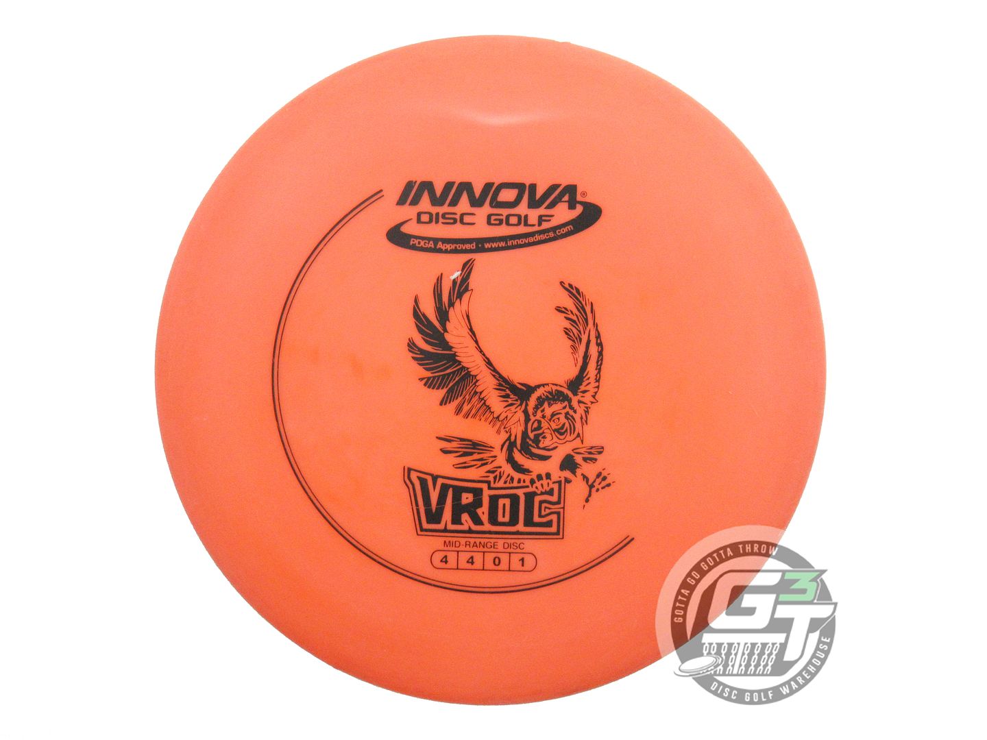 USED Innova DX VRoc 176g Orange Black Stamp Midrange Golf Disc