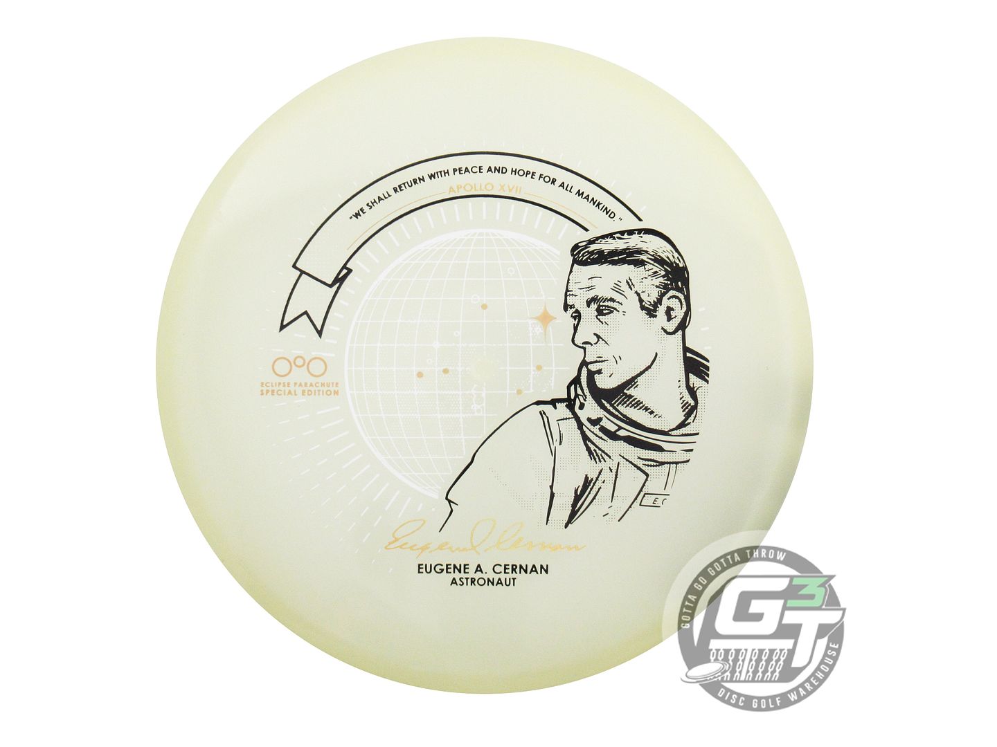 USED Streamline Discs [SE] Total Eclipse Proton Parachute 154g Glow Putter Disc