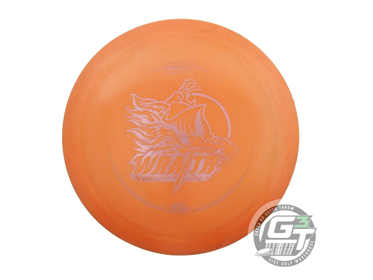 USED Innova GStar Wraith 175g Orange Silver Foil Distance Driver Golf Disc