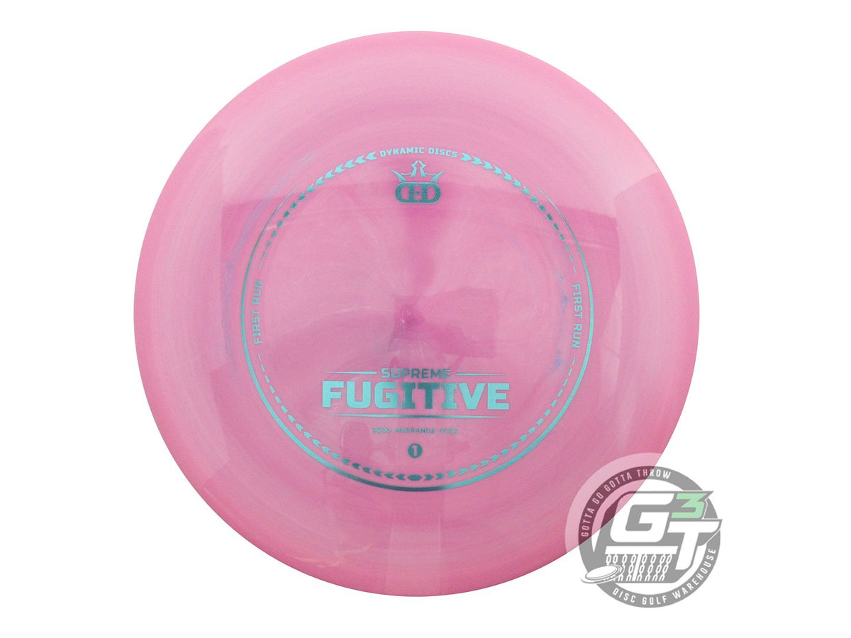 Dynamic Discs First Run Supreme Fugitive Midrange Golf Disc (Individua ...