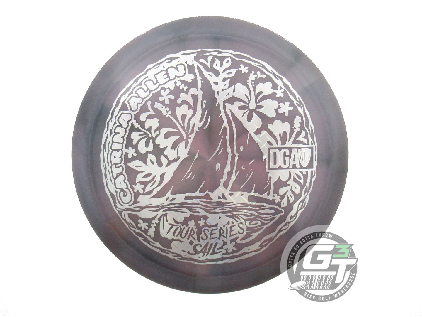 DGA Limited Edition 2023 Tour Series Catrina Allen Swirl Tour Series Sail Distance Driver Golf Disc (Individually Listed)