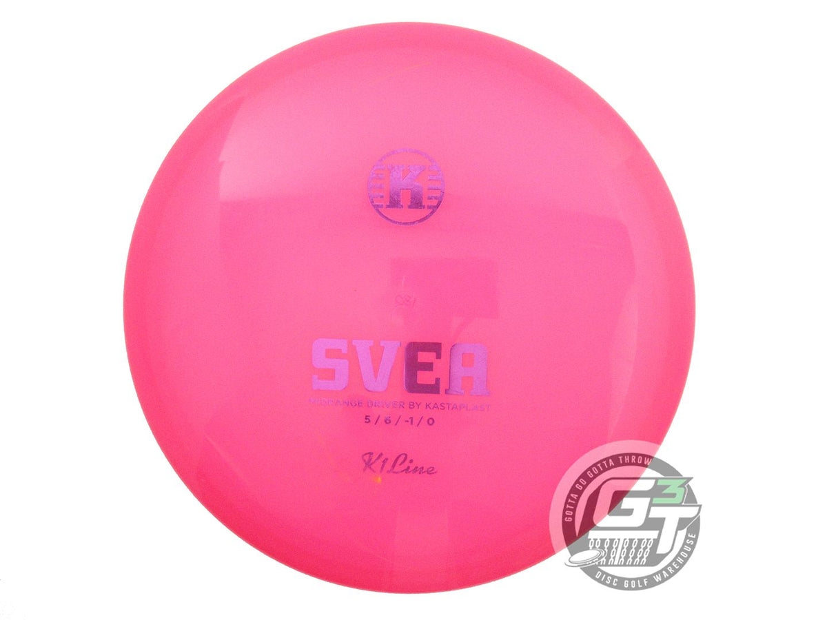 USED Kastaplast K1 Svea 180g Pink Magenta Foil Midrange Golf Disc