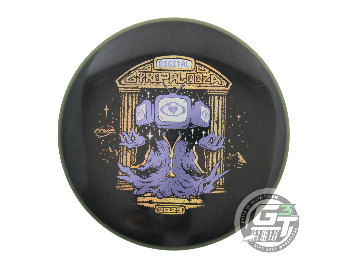 USED Axiom Discs [GYROPALOOZA] R2 Neutron Envy 170g Glow Rim Putter Golf Disc