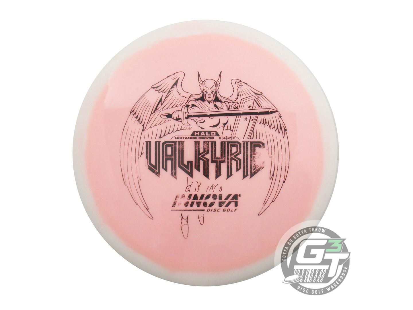 USED Innova Halo Star Valkyrie 174g White-Pink Distance Driver Golf Disc