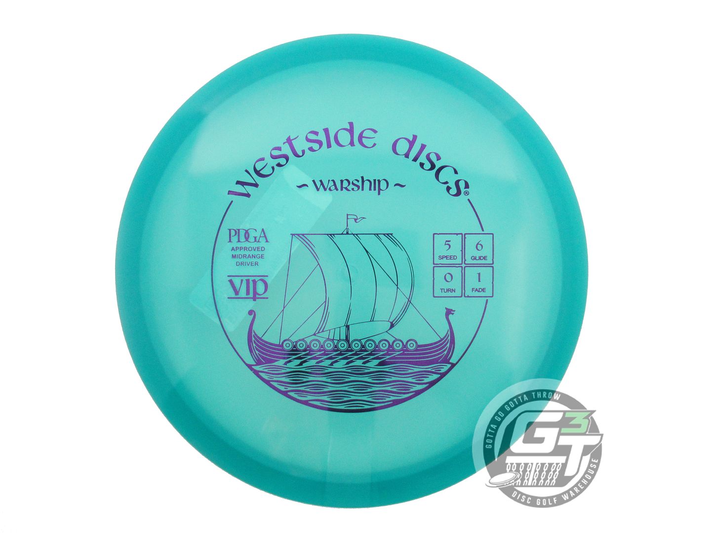 Westside VIP Warship Midrange Golf Disc (Individually Listed)