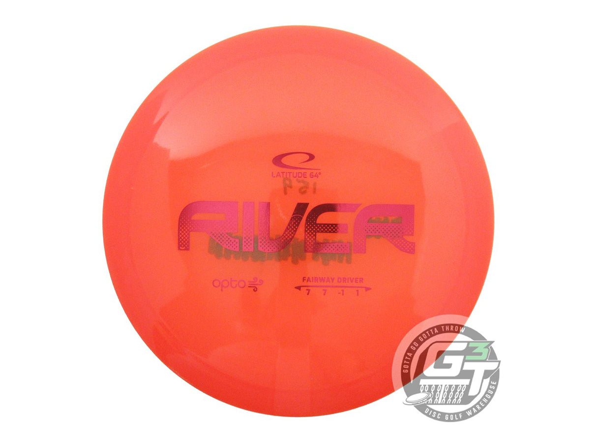 USED Latitude 64 Opto AIR River 159g Orange Red Foil Fairway Driver Golf Disc