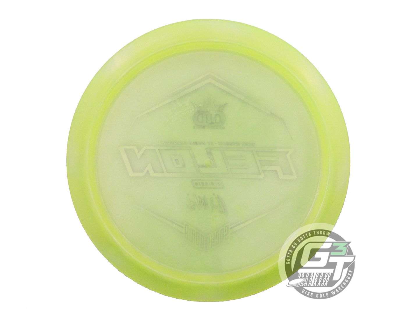 USED Dynamic Discs [WYSOCKI] Glimmer Lucid Ice Felon 176g Yellow Driver Disc