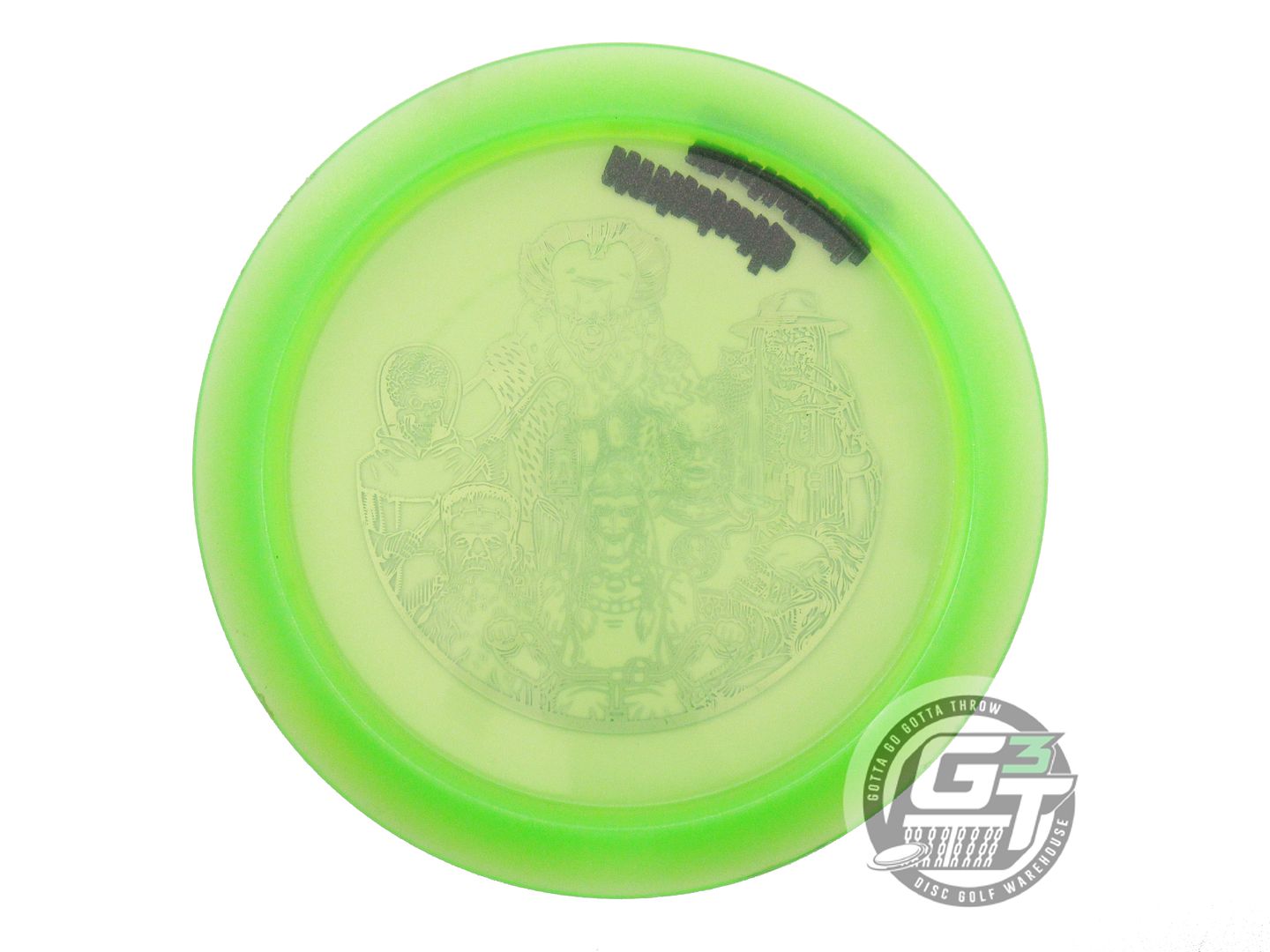 USED Westside Discs HALLOWEEN Glimmer VIP Boatman 173g Lime Distance Driver Disc