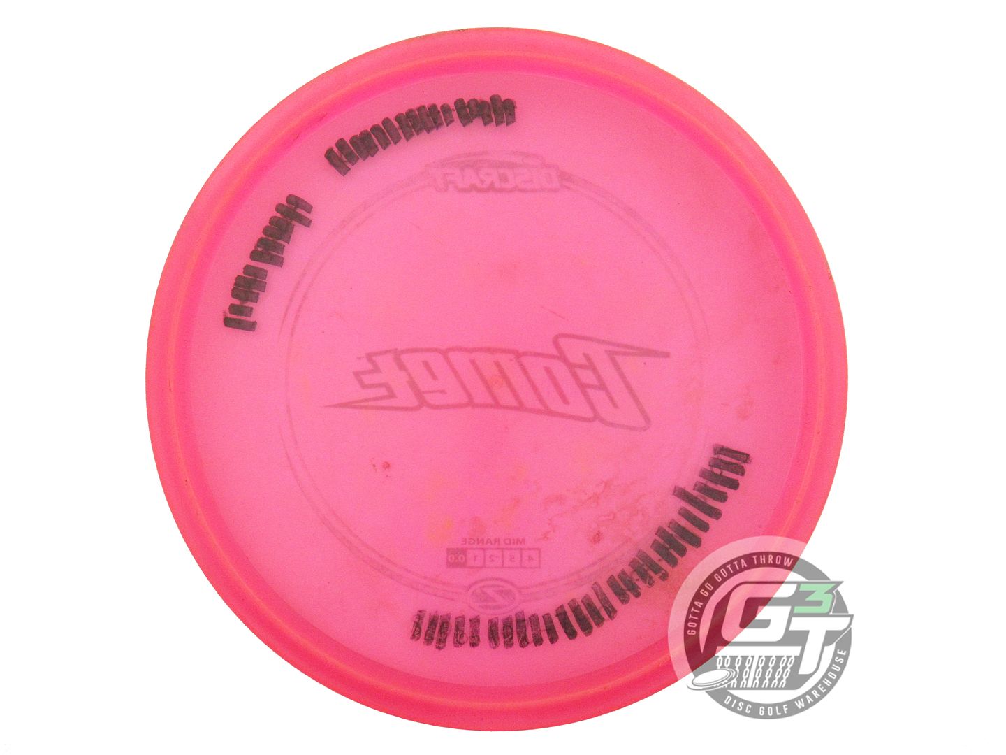USED Discraft Z Comet 175g Pink Blue Holo Foil Midrange Golf Disc