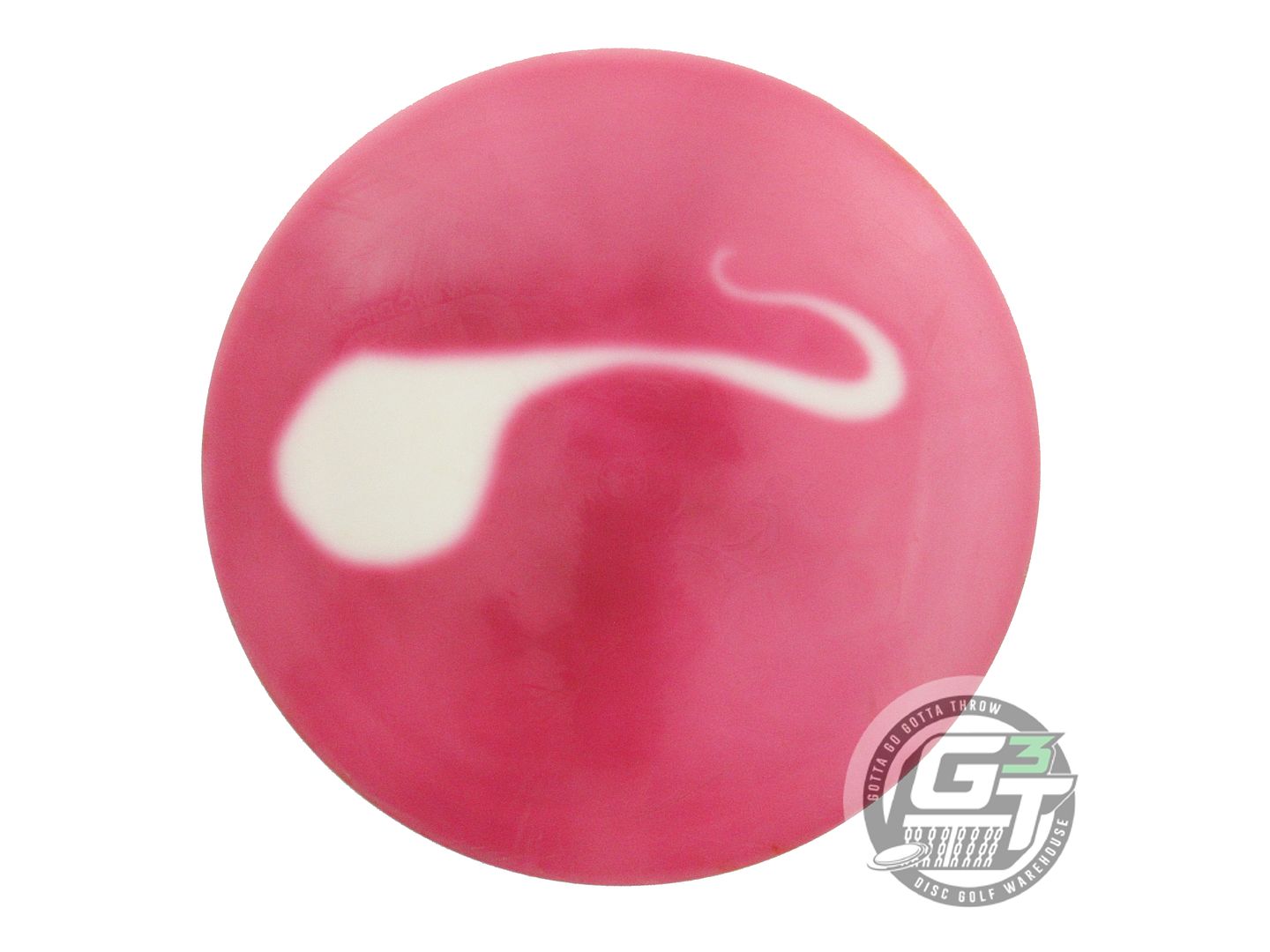 USED Dynamic Discs Fuzion Enforcer 173g White HOME DYED Distance Driver Disc