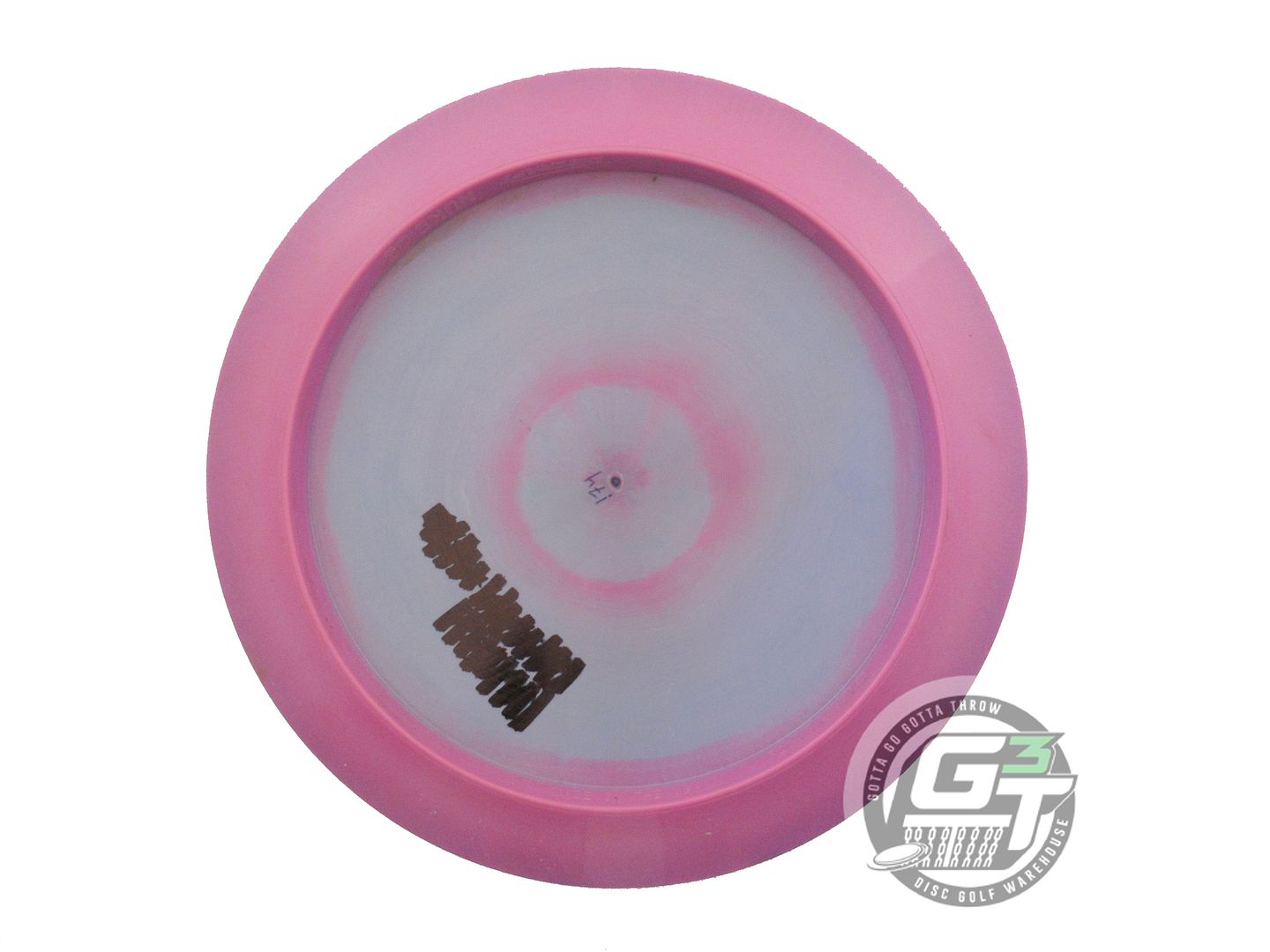 USED Discraft ESP Nuke OS 174g Pink-Teal Purple Stamp Distance Driver Golf Disc