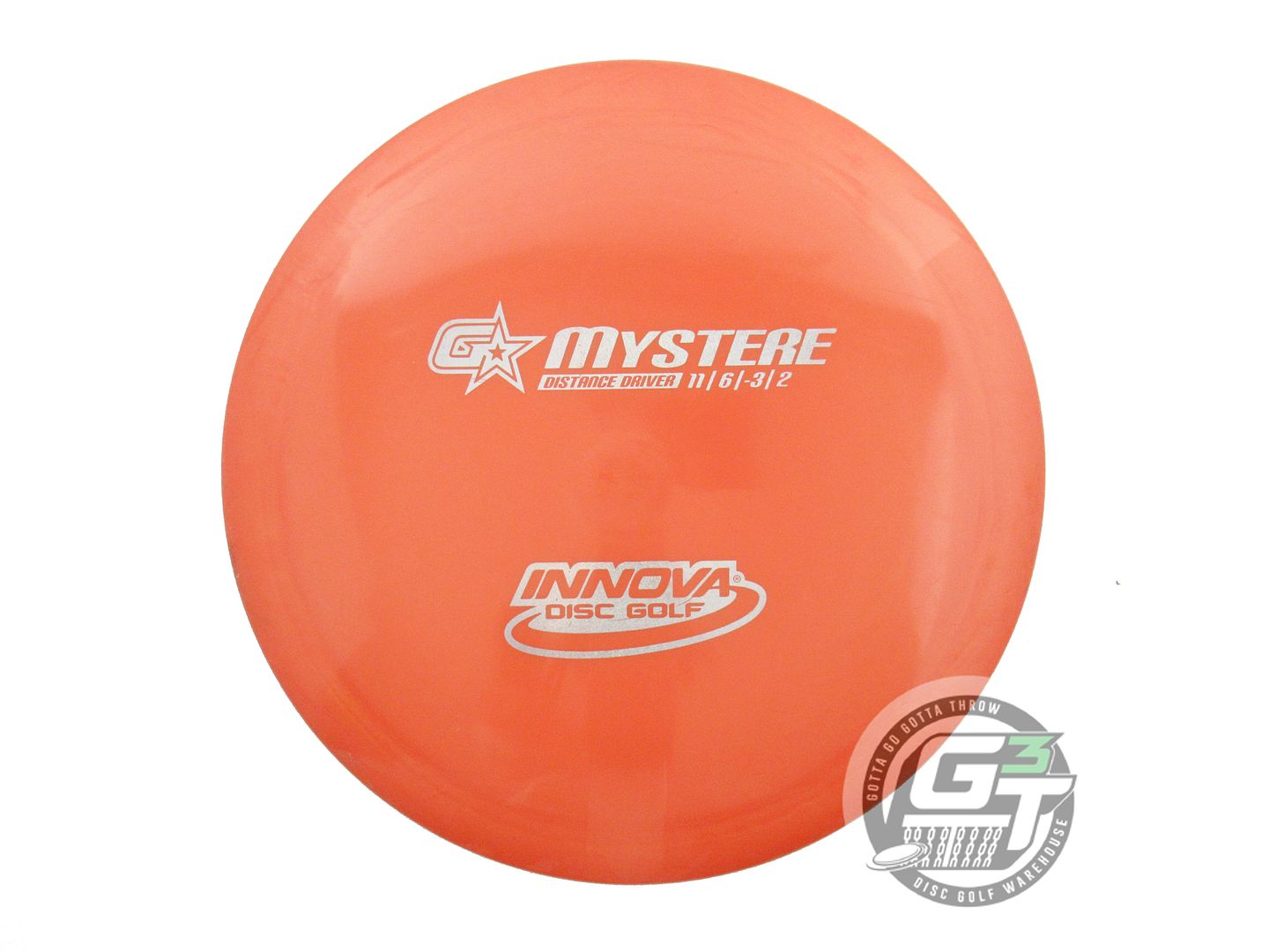 USED Innova GStar Mystere 175g Orange Silver Glitter Foil Distance Driver Disc