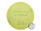 USED Discraft Z Zone 174g Yellow Lime Holo Foil Putter Golf Disc