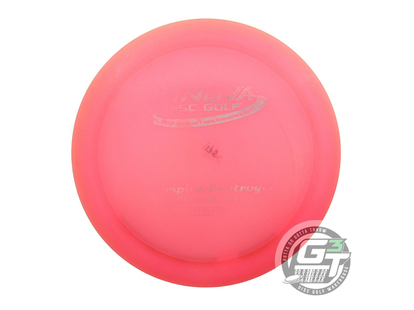 USED Innova Champion Destroyer 175g Pink Silver Foil Distance Driver Golf Disc