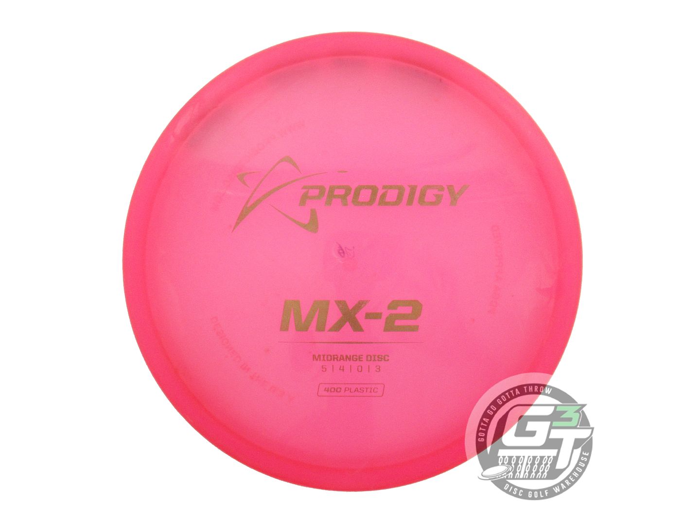 USED Prodigy Discs 400 MX2 176g Pink Brown Foil Midrange Golf Disc