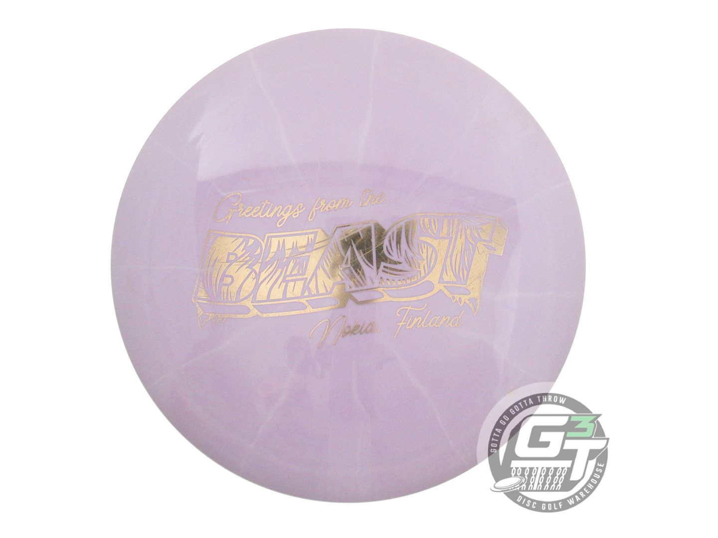 USED DiscMania Lux Vapor DD 174g Lilac Gold Foil Distance Driver Golf Disc