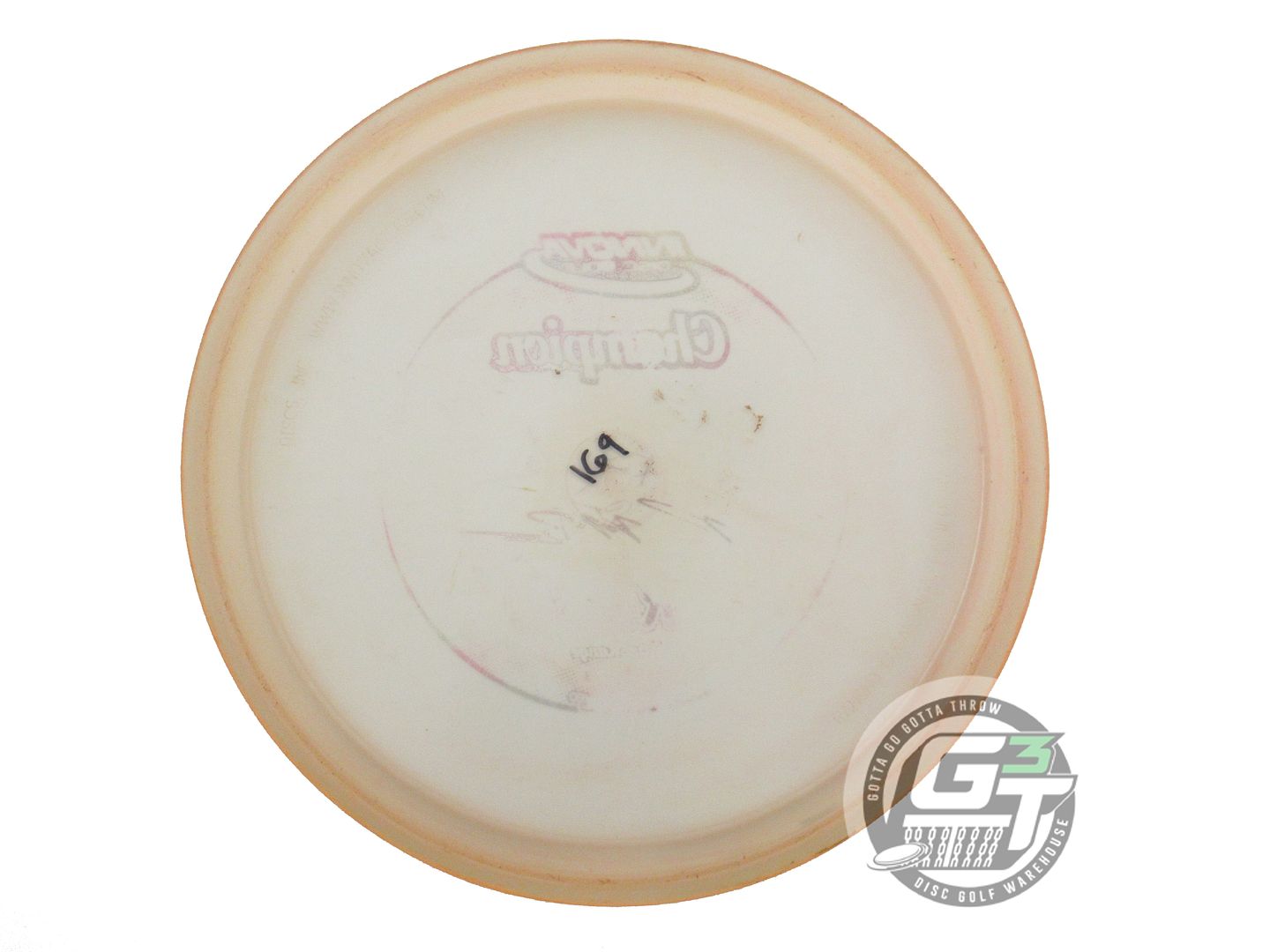 USED Innova Champion Roc3 169g Peach Jellybean Foil Midrange Golf Disc
